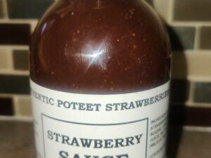 Poteet Strawberry Sauce, 12 oz